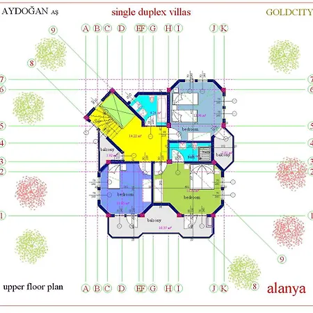 Gold City Villa 3+1 Privet Pool Apartman *